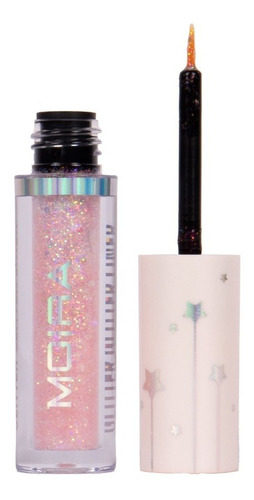 Delineador Líquido Moira Cosmetics Con Glitter Color de la sombra Pink Aurora