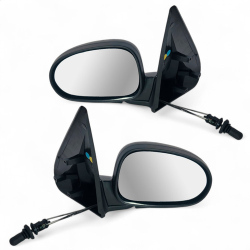 Par Retrovisor Gol G2 Bola 96 97 98 99 Com Controle 2 Portas