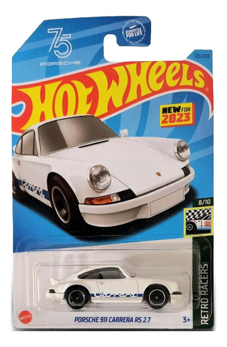 Porsche 911 Carrera Rs 2.7 Blanco Hot Wheels F23 Ta