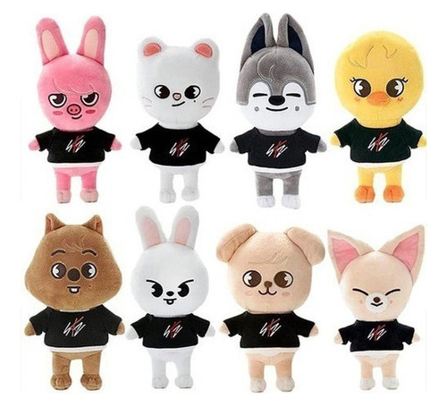 Niños Callejeros Skzoo Stray Kids 8 Piezas Muñeco De Peluche