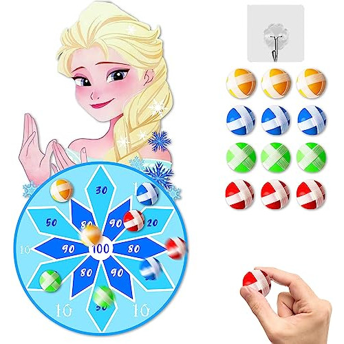 29.5  Large Princess Dart Board For Kids With 12 Sticky...