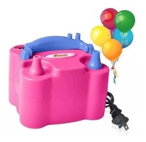 Inflador De Globos Eléctrico 2 Inyectores