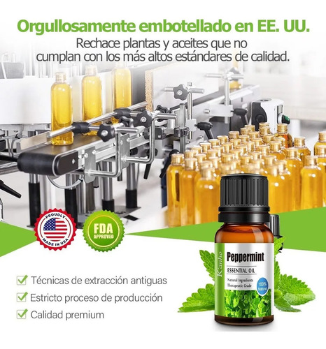 Imagen 4 de 5 de Set De Aceites Esenciales Naturales 10 Ml Para Aromaterapia