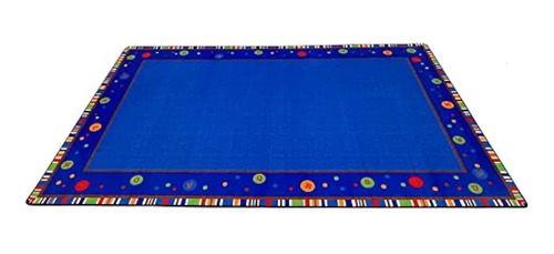 Alfombra Escolar Kid Carpet Abc Dots, 6' X 8'6 , Multicolor 