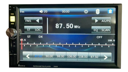 Radio Auto 2 Din Mirror Bluetooth+comando Olante+camara