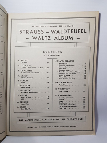 Imagen 5 de 10 de Antiguas Partituras Waltz Album Strauss Waldteufel Mag 56589