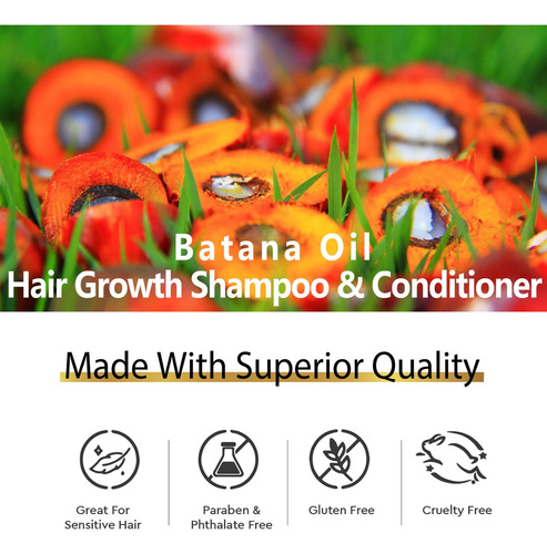Set De Shampoo Y Acondicionador Con Aceite De Batana Shampoo