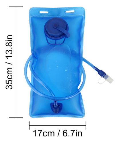Depósito Agua 2l Para Mochila Hidratación, Antifugas, Ree
