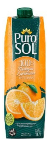 Jugo Natural Puro Sol De Naranja 1 Litro Pack X12 Unidades