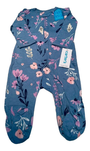 Enterito Pijama Carters - 6m - Floral Cotton Sleep & Play