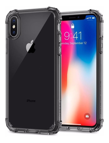 Funda iPhone X / 10 Spigen Crystal Shell Original Rudo Envio