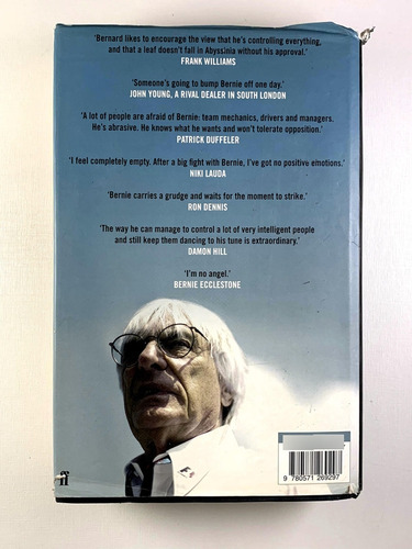 No Angel The Secret Life Of Bernie Ecclestone Tom Bower Ed. Faber And Faber Em Inglês 2011 (Usado)