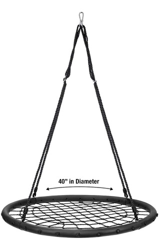 Sorbus Spinner Swing  Kids Round Web Swing  Ideal Para Árb