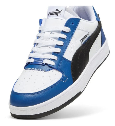 Tenis Puma Caven 2.0 Azul Con Blanco Y