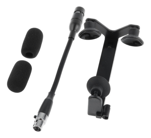 Mini Micrófono De Instrumento Y Clip Kit 4 Pin Normal