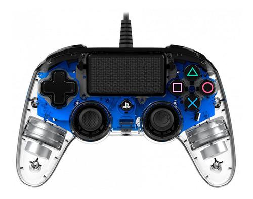 Mando Ps4 Nacon Controller Wired Illuminated Compact Blue