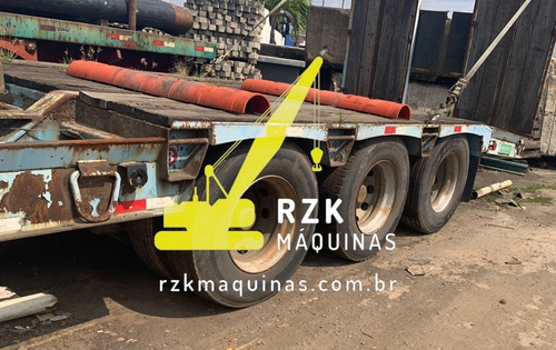 Imagem 12 de 15 de Carreta Prancha Reta 3 Eixos Rodotec Com Rampa - 2011