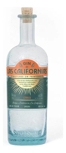 Pack De 4 Ginebra De Las Californias Cítrico 750 Ml