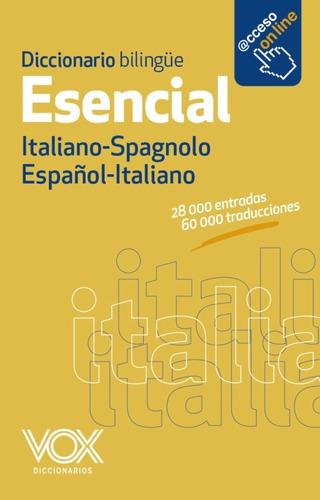 Libro Diccionario Esencial Espaã±ol-italiano / Italiano-s...