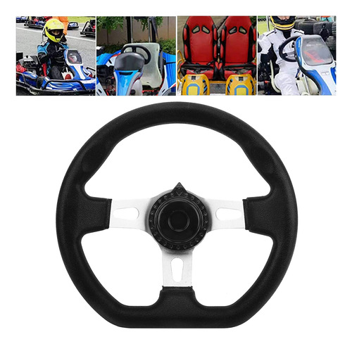 Volante Go Kart 3 Radios 26.99 Cm Universal Liberación Rápid