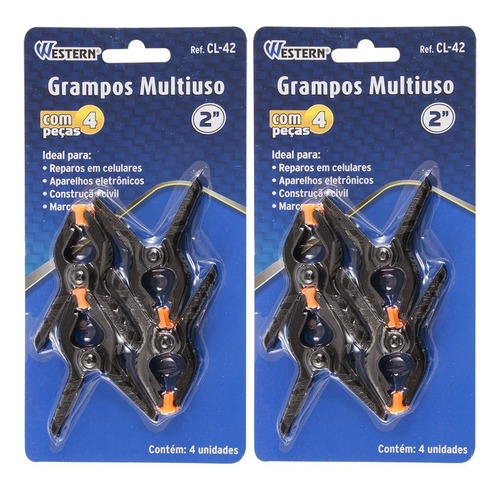 Imagem 2 de 2 de Kit 8 Presilhas Grampos Prendedor Fixa Tela Touch Celular