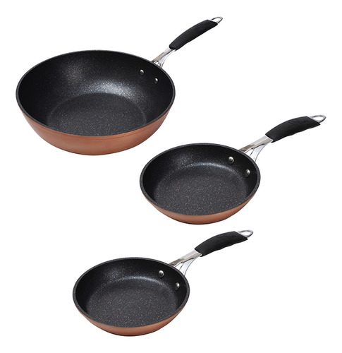 Set 2 Sartenes 20,24 Cms + Wok 28 Cms Infinity - Bergner