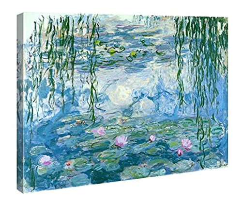 Wieco Art Mon0023_3040 Lirios De Agua De Claude Monet Reprod