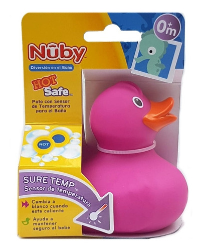 Termometro Patito Nuby Para La Bañera Del Bebe Art92800 Pato