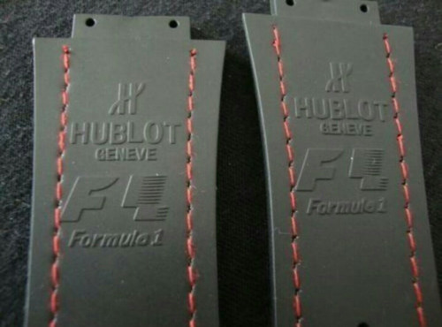 Pulseira Hublot F1 Preta E Vermelha