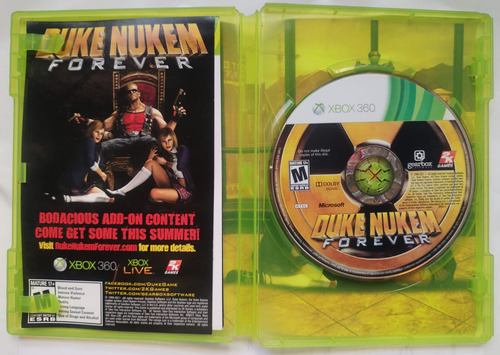 Duke Nukem Forever Original Xbox 360 (Usado)
