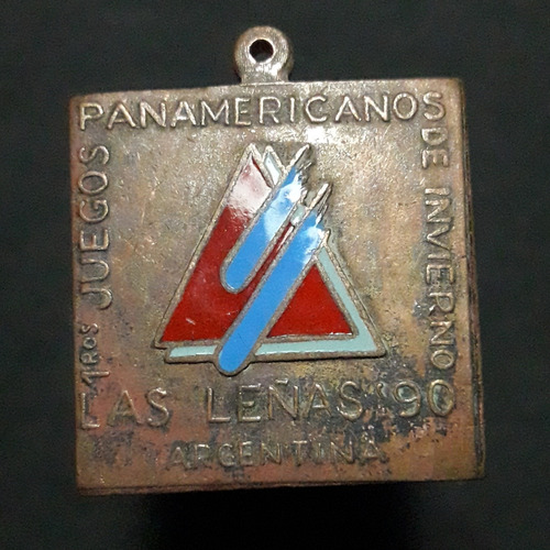 Medalla 1 Juegos Panamericanos Invierno Las Leñas 1990 