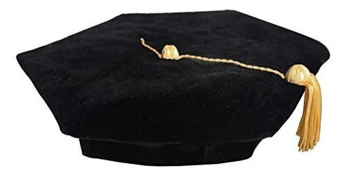 Happy Secret Graduation Tam Con Bullion Tassel Doctoral Tam6