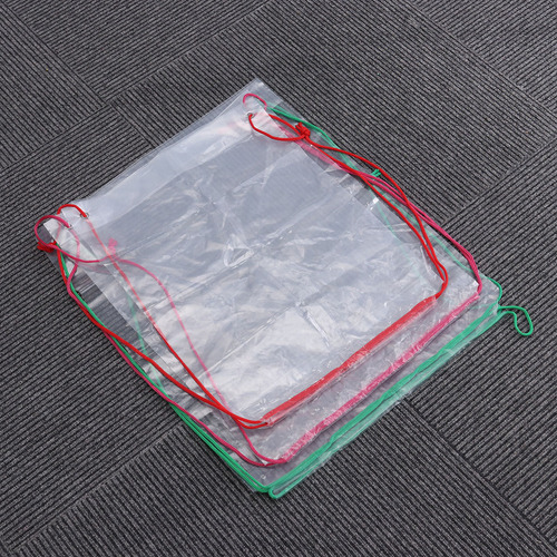 Mochila Transparente Con Cordón, Bolsa De Almacenamiento Tra