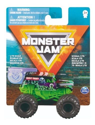 Auto Monster Jam Camion Monstruo Plastico Juguete Escala 9cm