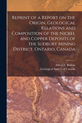 Libro Reprint Of A Report On The Origin, Geological Relat...