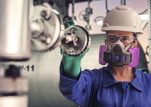 Imagen 3 de 4 de Respirador Media Cara 3m Secure Click