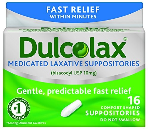 Pack De 6 Dulcolax Laxiative Supositorios 16 De Cada