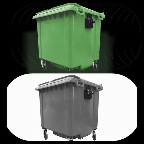 Imagen 3 de 5 de Contenedor Basura 1100 Litros-lts/tacho- Varios Colores!!