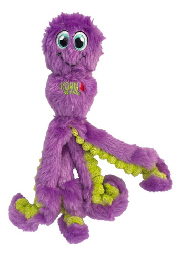 Pelúcia Kong Wubba Octopus Polvo Roxo Para Cães Pequeno
