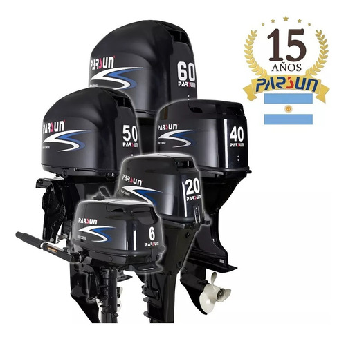 Motor Fuera De Borda Parsun 60 Hp 2 T Power Trim Largo Full