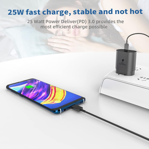 Cargador Carga Rápida 25w Compatible Con Motorola Moto E12