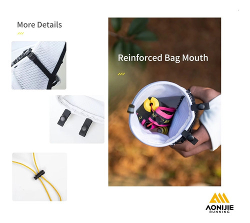 Bolso Portabastones Carcaj Trail Running Trekking Aonijie Negro