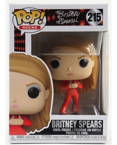 Funko Pop Rocks - Britney Spears # 215 - Pronta Entrega 