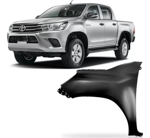 Paralama Hilux 2016 17 18 19 2020 21 2022 Cabine Dupla Le