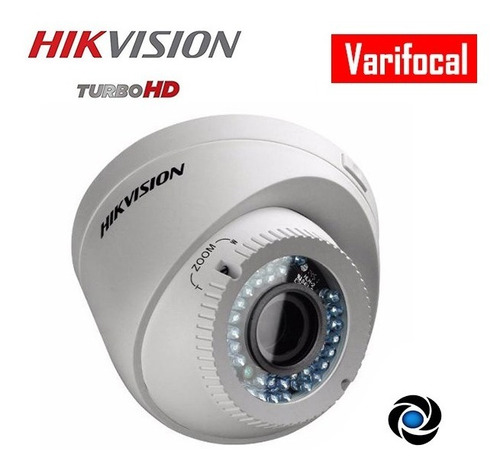 Camara Domo Varifocal Hikvision Hd 720p 1mp Exterior Cctv Gran Angular Zoom