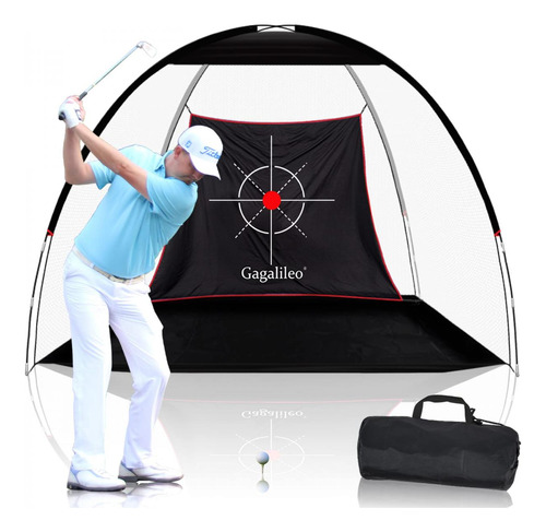 Carpa Red De Practica Para Golf Gagalileo - 3.05x2.14m White