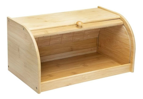 Imagem 6 de 9 de Porta Pão Bambu Organizador De Pães Torrada Bolo