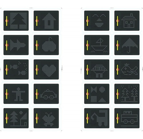 Imagen 2 de 3 de Juego Didáctico Mini Magpad Pizarra Magnética Ref. 1023