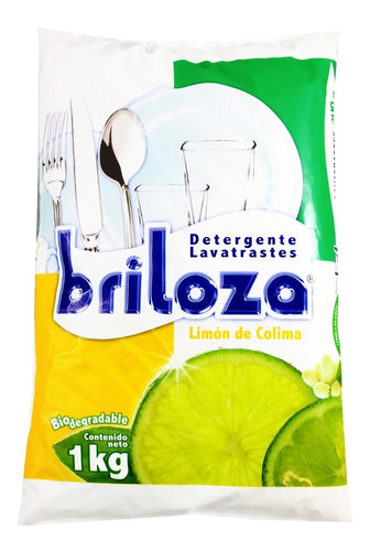 Detergente Lavatrastes En Polvo Briloza 1 Kg