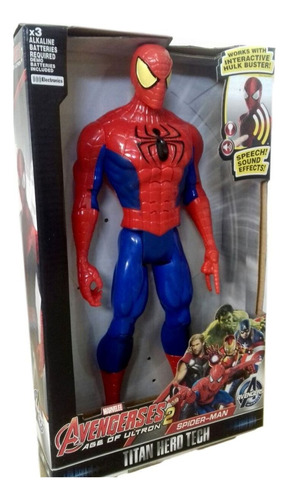Boneco Homem Aranha Articulado Avengers Vingadores 30 Cm